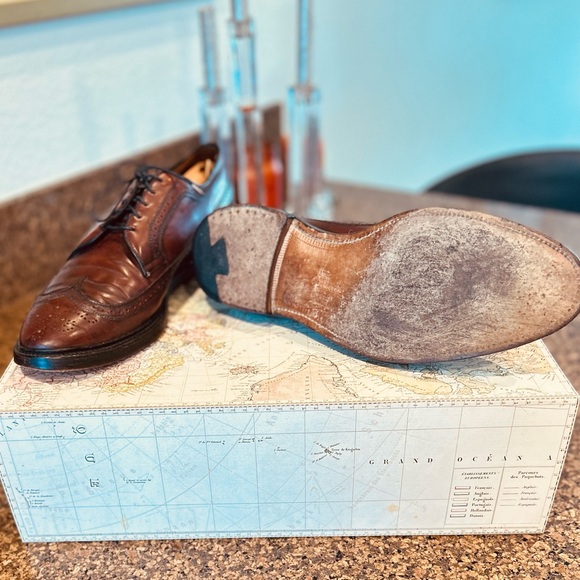 Allen Edmonds MacNeil's Brown wingtip shoes Sz: 12 C - Picture 12 of 14